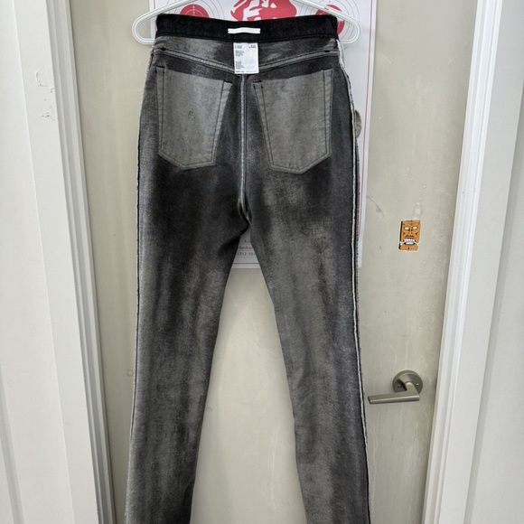 Helmut Lang Black Flare Wide Leg Jeans - Picture 6 of 9